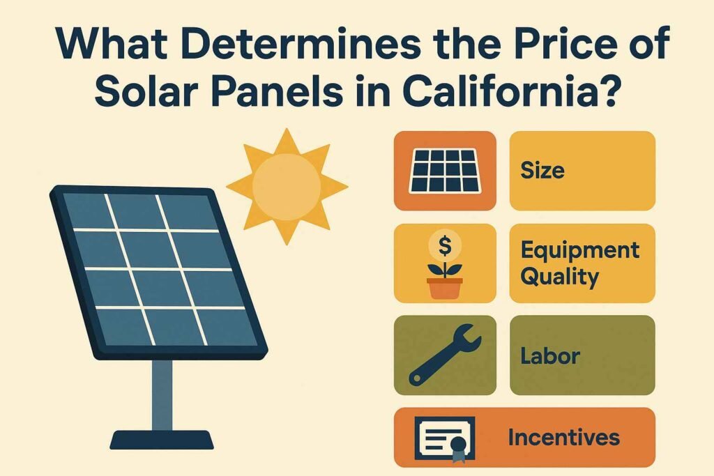 What Determines the Price of Solar Panels in California